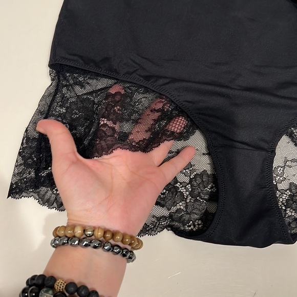 Maidenform High Waist Brief  Firm Compression Body Shaping lacy panties NWT - Picture 3 of 9